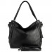 Женская кожаная сумка 2012-1 BLACK